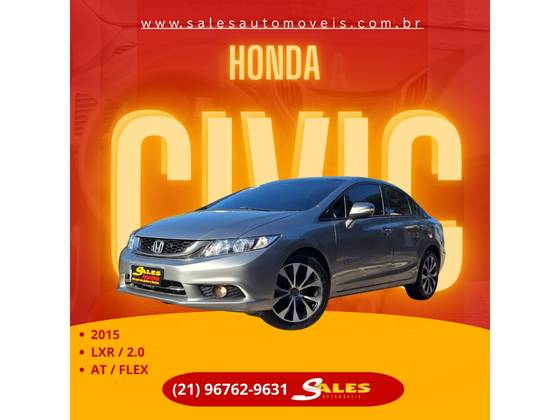 HONDA CIVIC 2.0 LXR 16V FLEX 4P AUTOMÁTICO HONDA CIVIC 2.0 LXR 16V FLEX 4P AUTOMÁTICO
